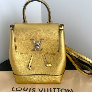 Louis Vuitton Lockme Backpack Mini size. Limited edition Colour.